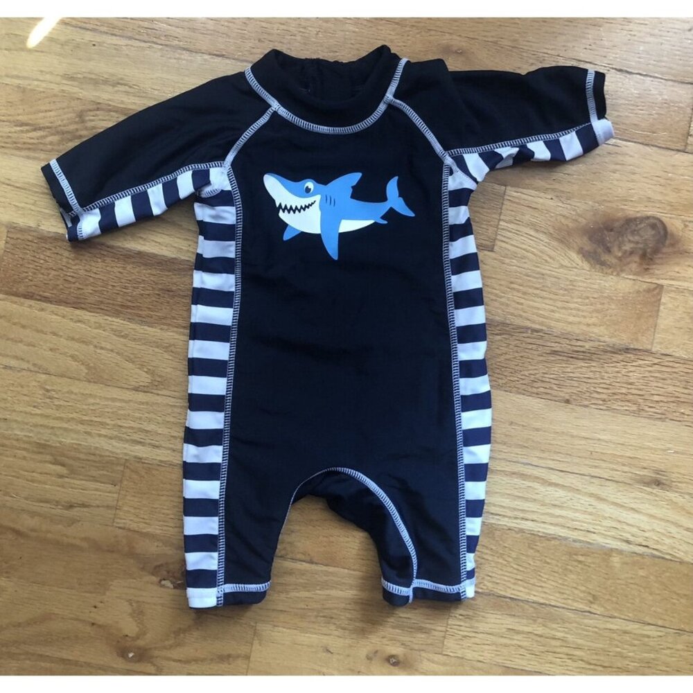 6-12M Rashguard Swimsuit Shark